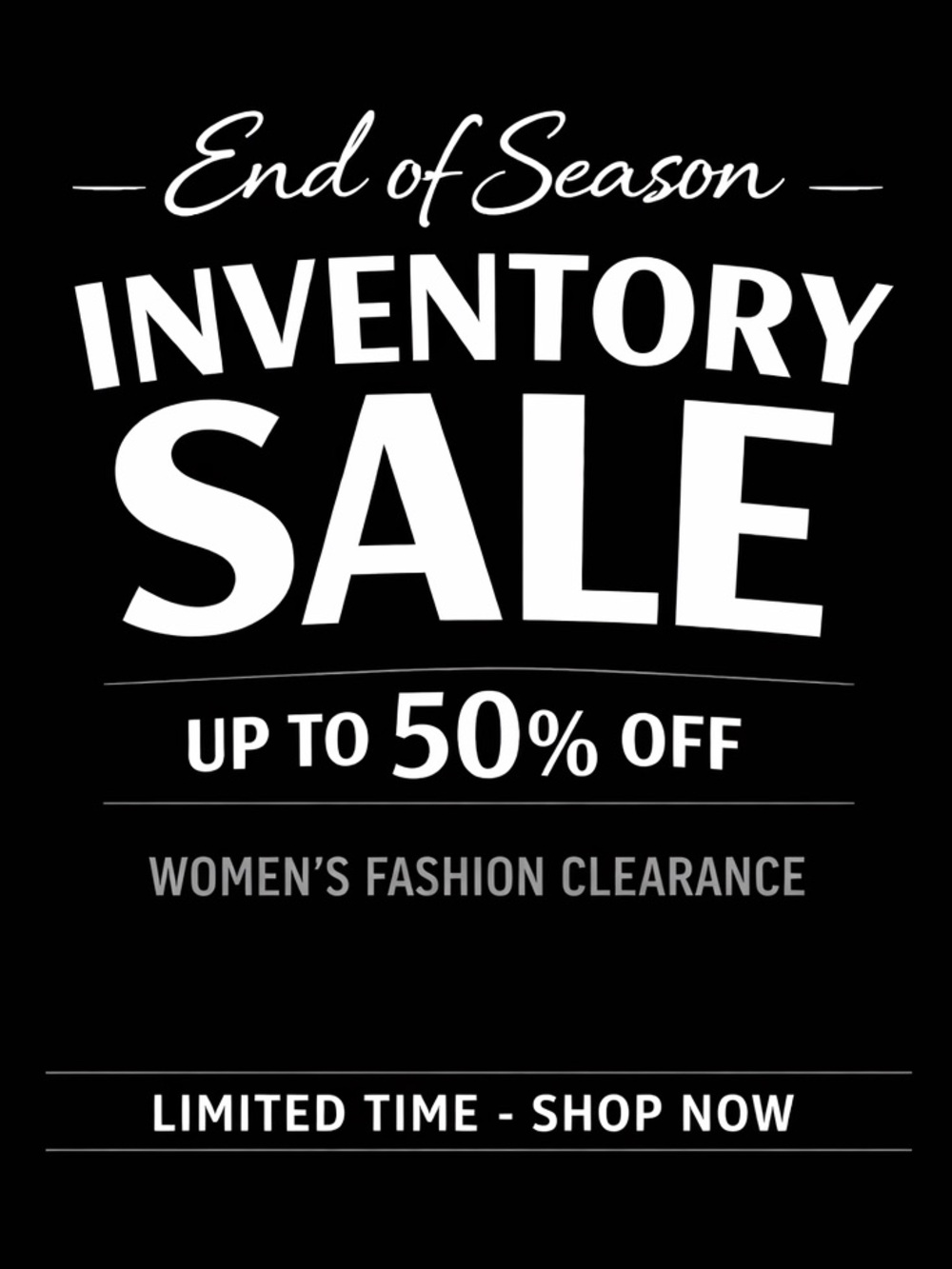 Business Liquidation Sale